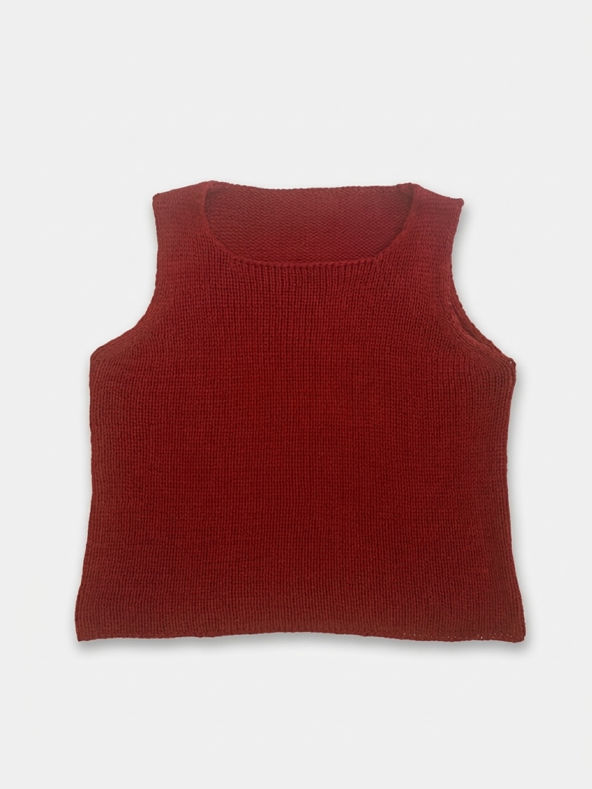 Knit Shell, Brick Red, photo 2 of 2