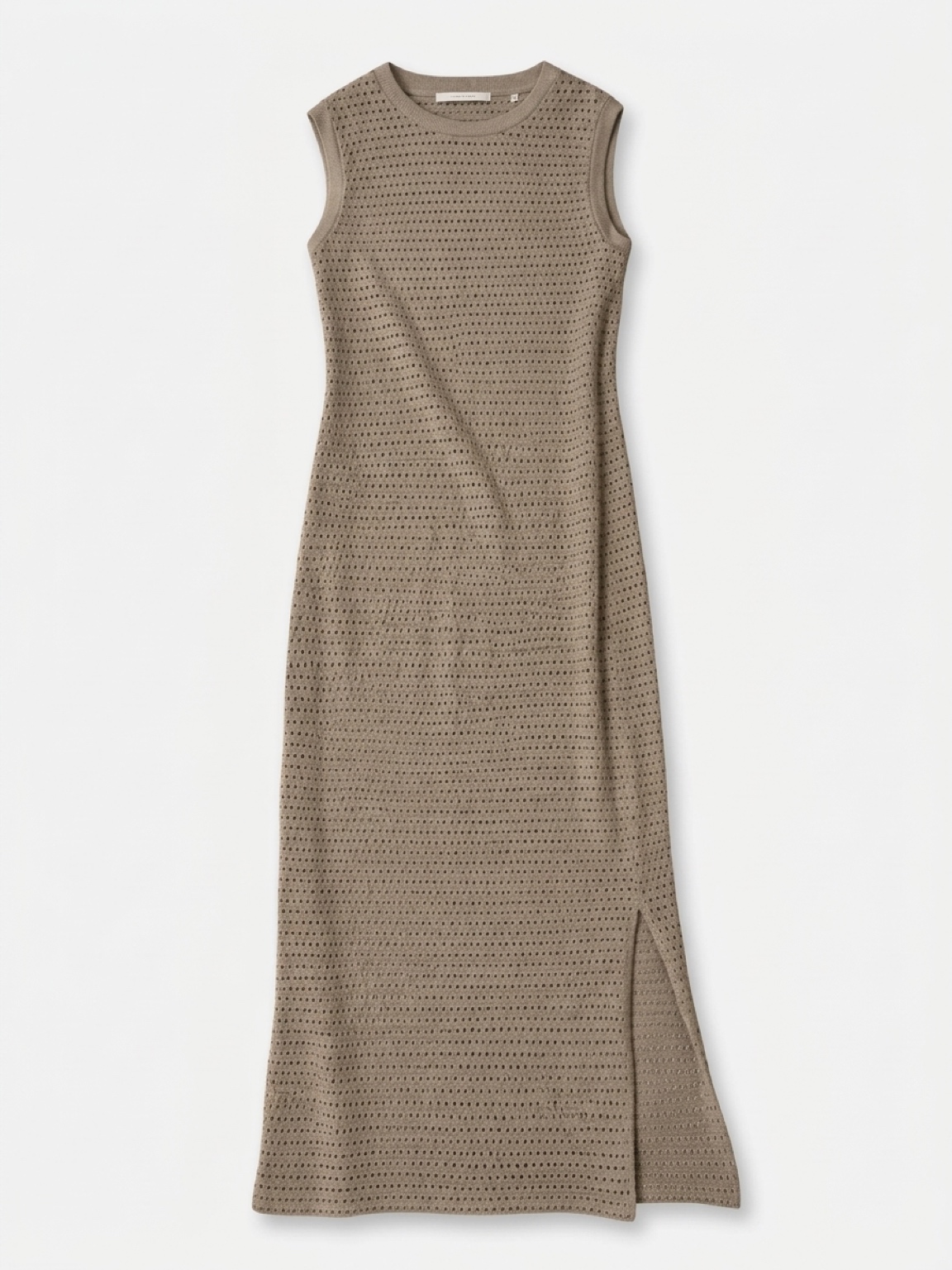 Open Knit Midi Dress, Taupe, photo 3 of 3